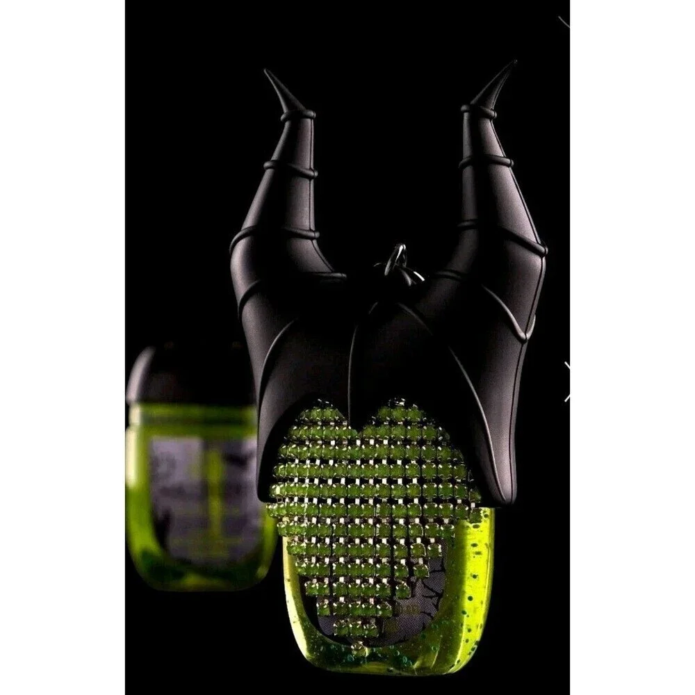 BATH & BODY WORKS DISNEY MALEFICENT SANITIZER HOLDER + FREE SANITIZER